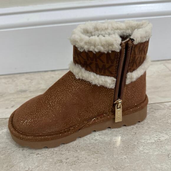 Michael Kors Brown Ankle Boots 10T - Picture 5 of 9